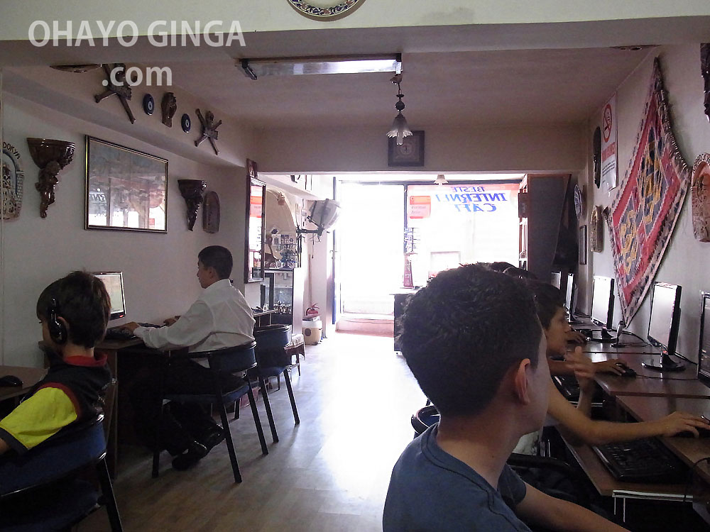 カッパドキアを写真で振り返る。【トルコひとり旅の記録】ギョレメのネットカフェ